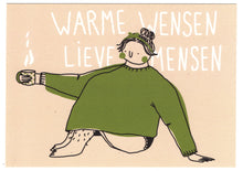 Afbeelding in Gallery-weergave laden, Drie wenskaarten (groen)
